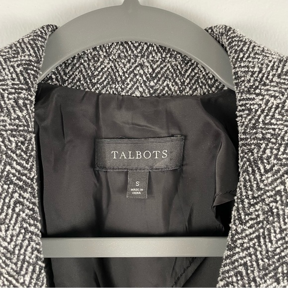 TALBOTS CLASSIC BLAZER | Black / Grey | Size Small - Picture 4 of 4